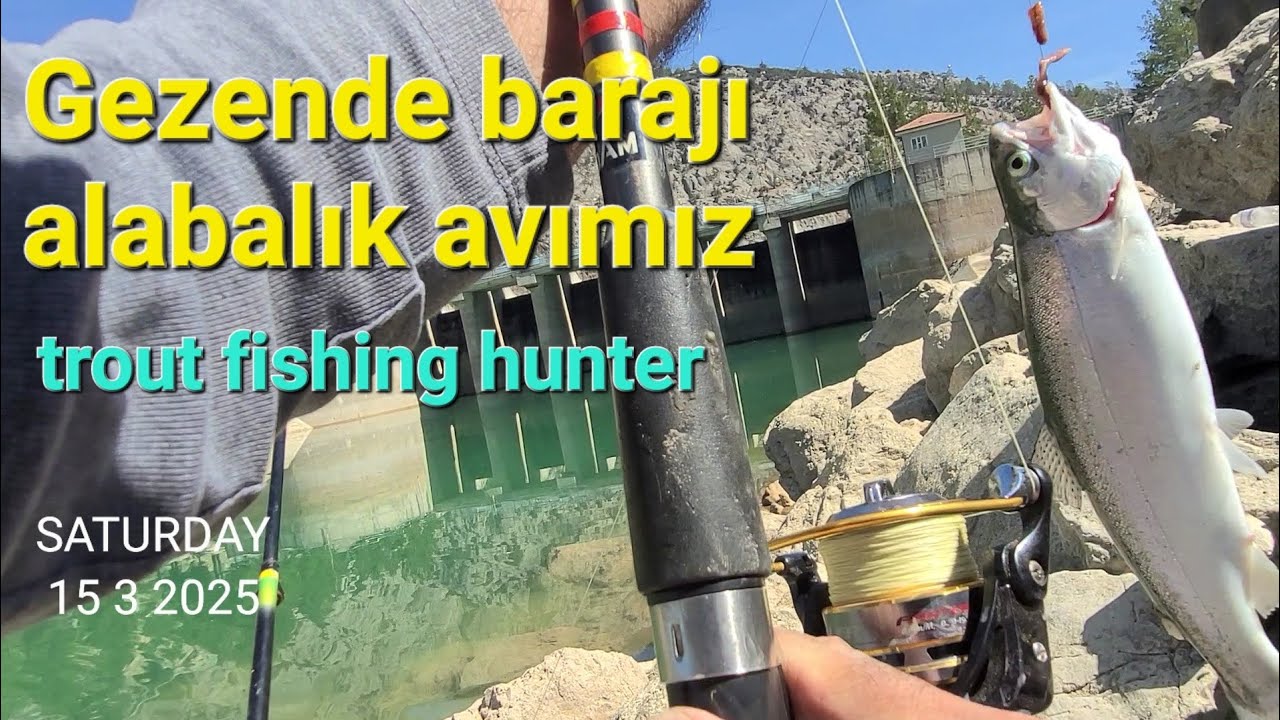 @rdvantosunlu Gezende barajı alabalık avımız#troutfishing #hunter