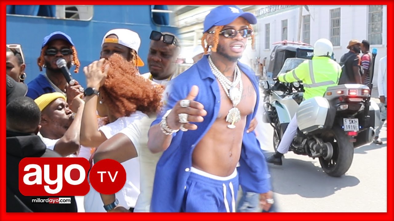MWANZO MWISHO DIAMOND AFIKA NA BOAT ZANZIBAR, MSAFARA NA KING'ORA FULL SHANGWE