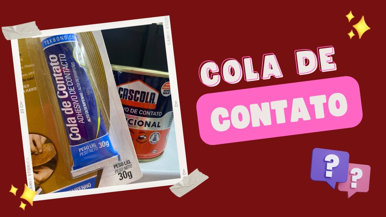 Cola de contato, para que serve, como usar?