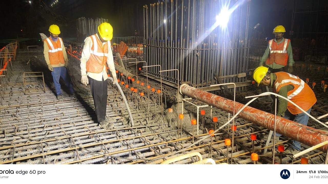 Base saleb concrete (dileep electrician)