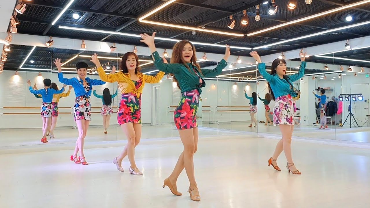 Nobody, Nobody (Novice) by 원더걸스 line dance | Withus Korea, Seoul
