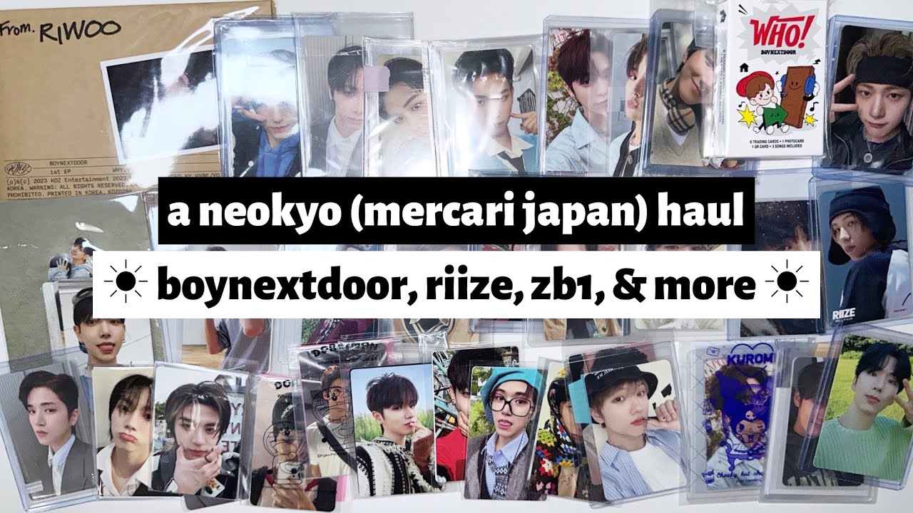 ☼ a neokyo haul (mercari japan) ☀︎ boynextdoor, riize, zerobaseone, & more ☼