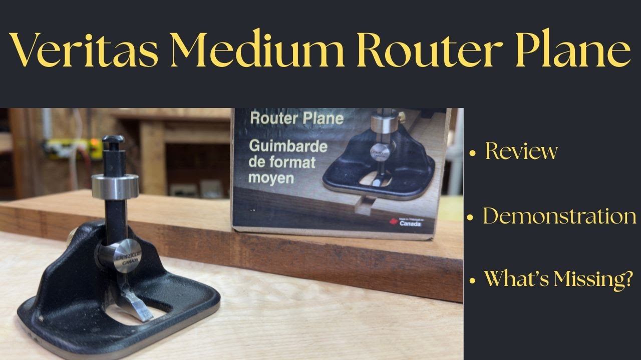 Veritas Medium Router Plane - A Small Package Packs A Big Punch... For The Right Use Case.