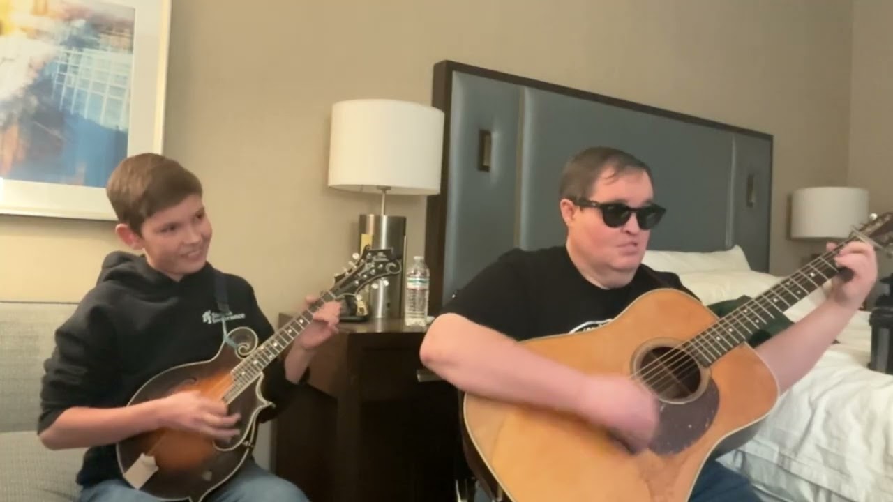 Parker Malone playing Soldiers Joy accompanied by Michael Cleveland on  the Karasik Lloyd Loar