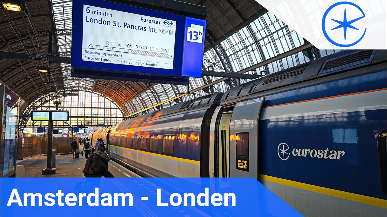 De NIEUWE EUROSTAR TERMINAL is OPEN! | naar LONDEN met de Trein 🇬🇧 #DeGrensOver #Bartvlog