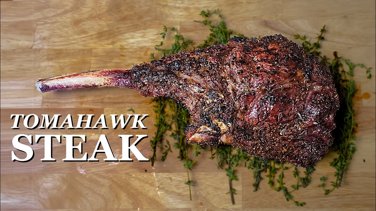Smoked Tomahawk Steak (Reverse Seared) | Pit Boss Austin XL