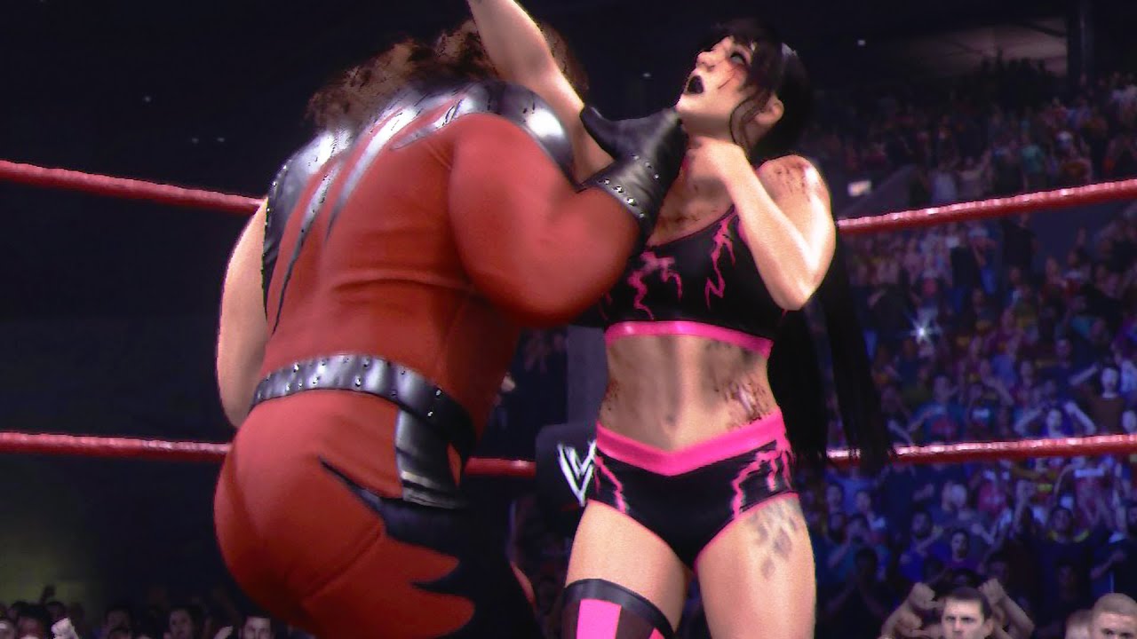 WWE 2k25: Kane vs Tatum Paxley #intergender #wrestling