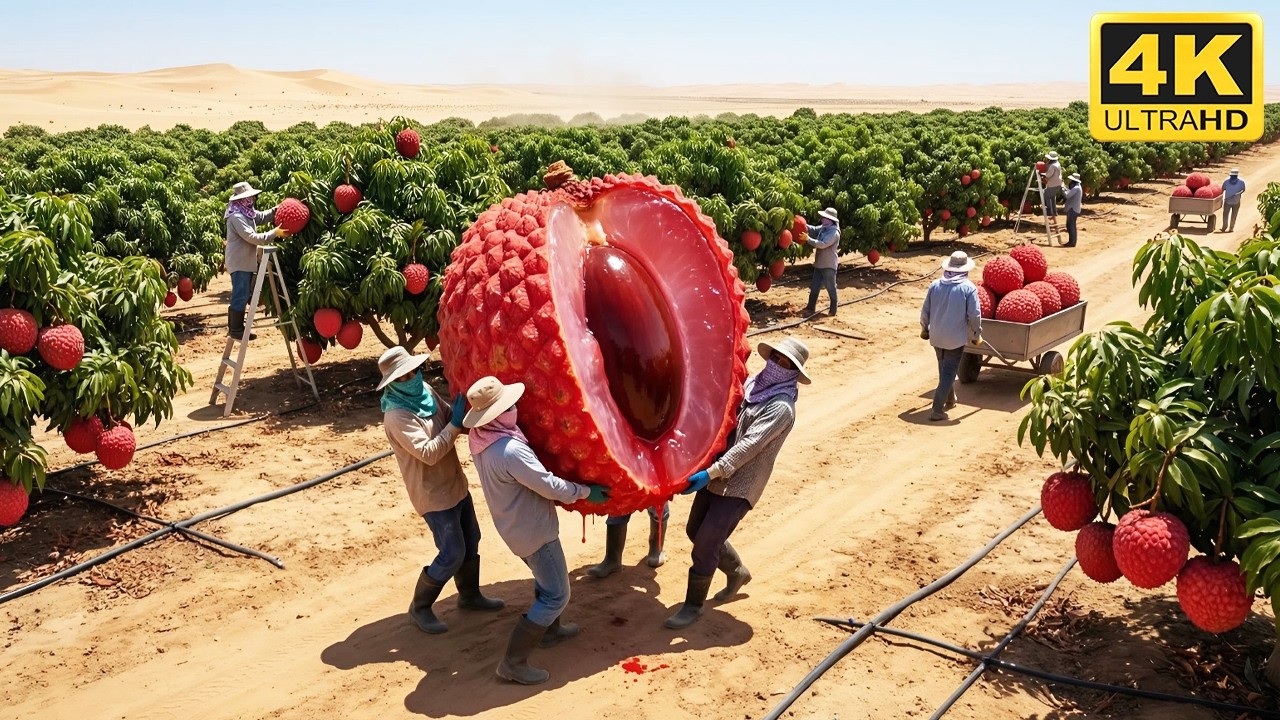 Discover The World's Largest Red Lychee Orchards In The Sahara Desert – Incredible Scale