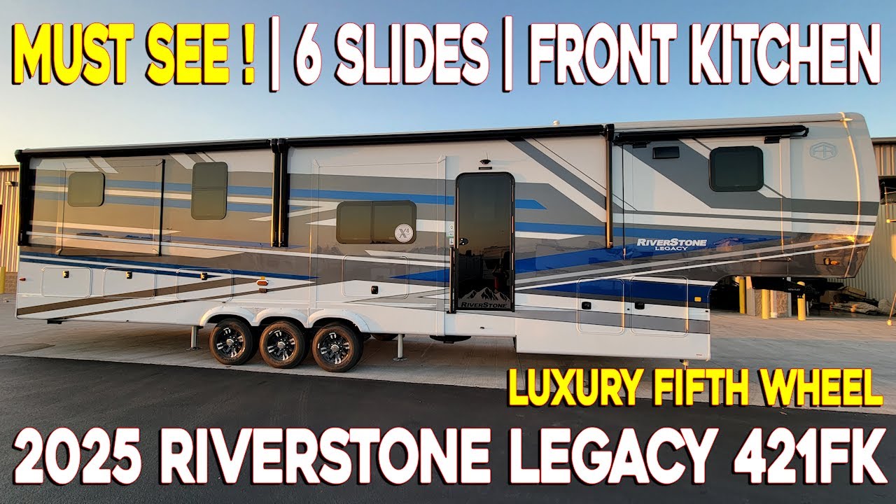 2025 Riverstone 421FK Legacy Edition Luxury Fifth Wheel by Forestriver RVs at Couchs RV Nation