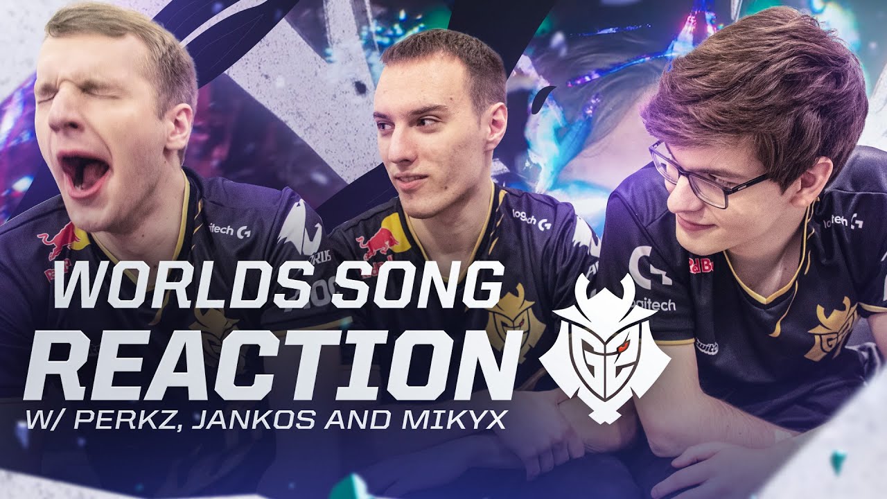 Worlds Song Reaction With Perkz, Jankos and Mikyx