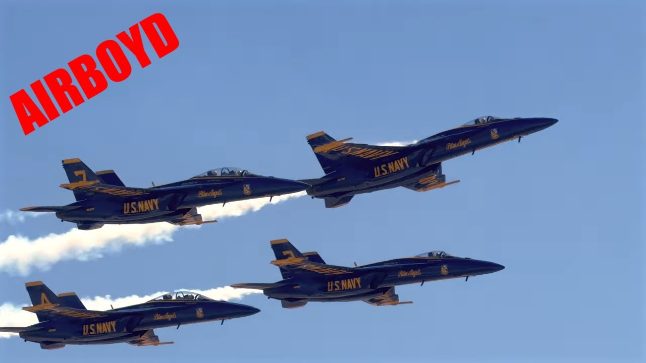 Miramar Air Show Blue Angels Circle Maneuvers 2025