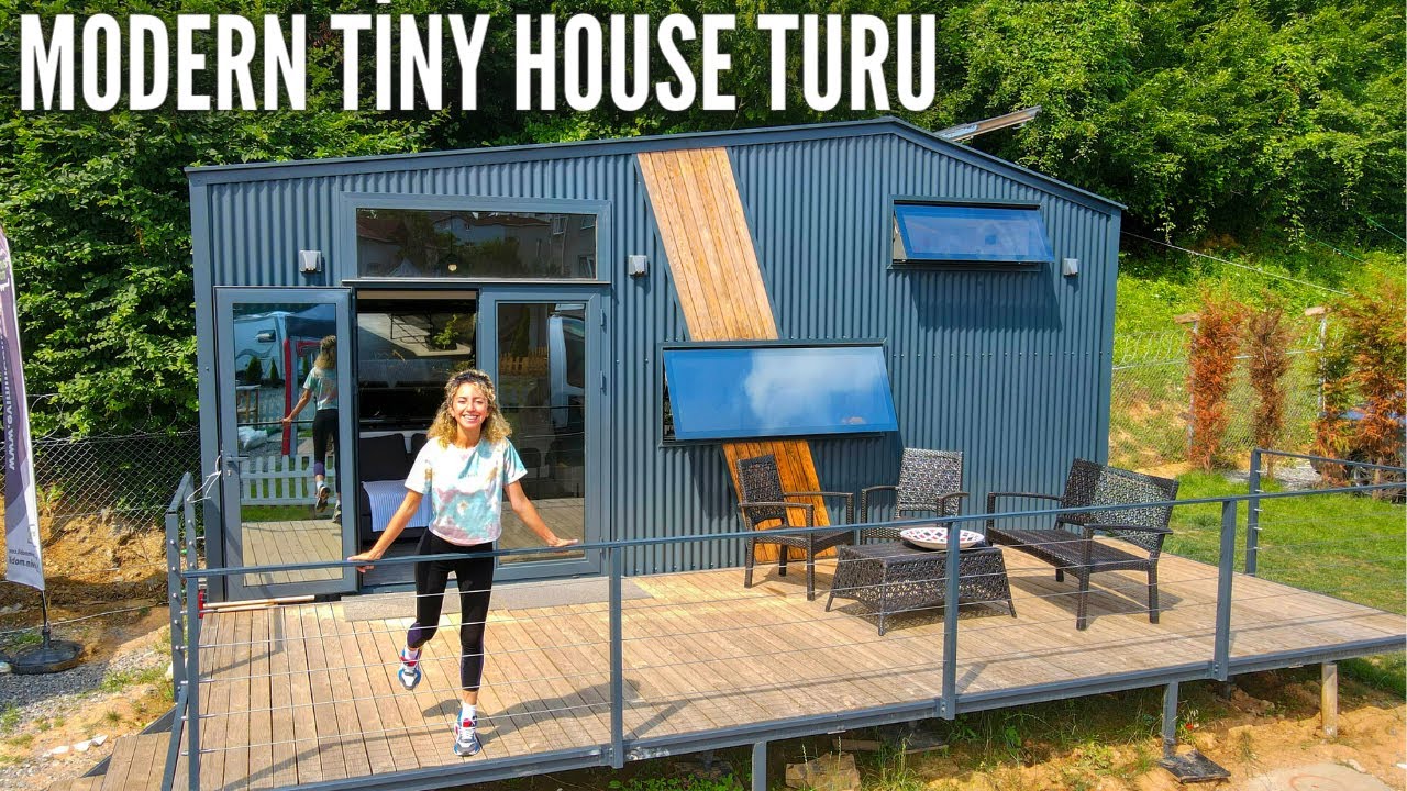 İnanılmaz Modern 25 m² Loft Katlı Tiny house Turu