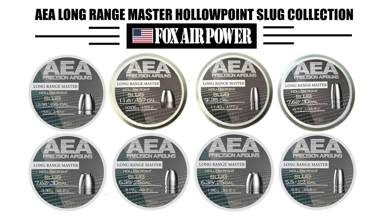 AEA LONG RANGE MASTER HOLLOWPOINT SLUGS AT FOX AIR POWER