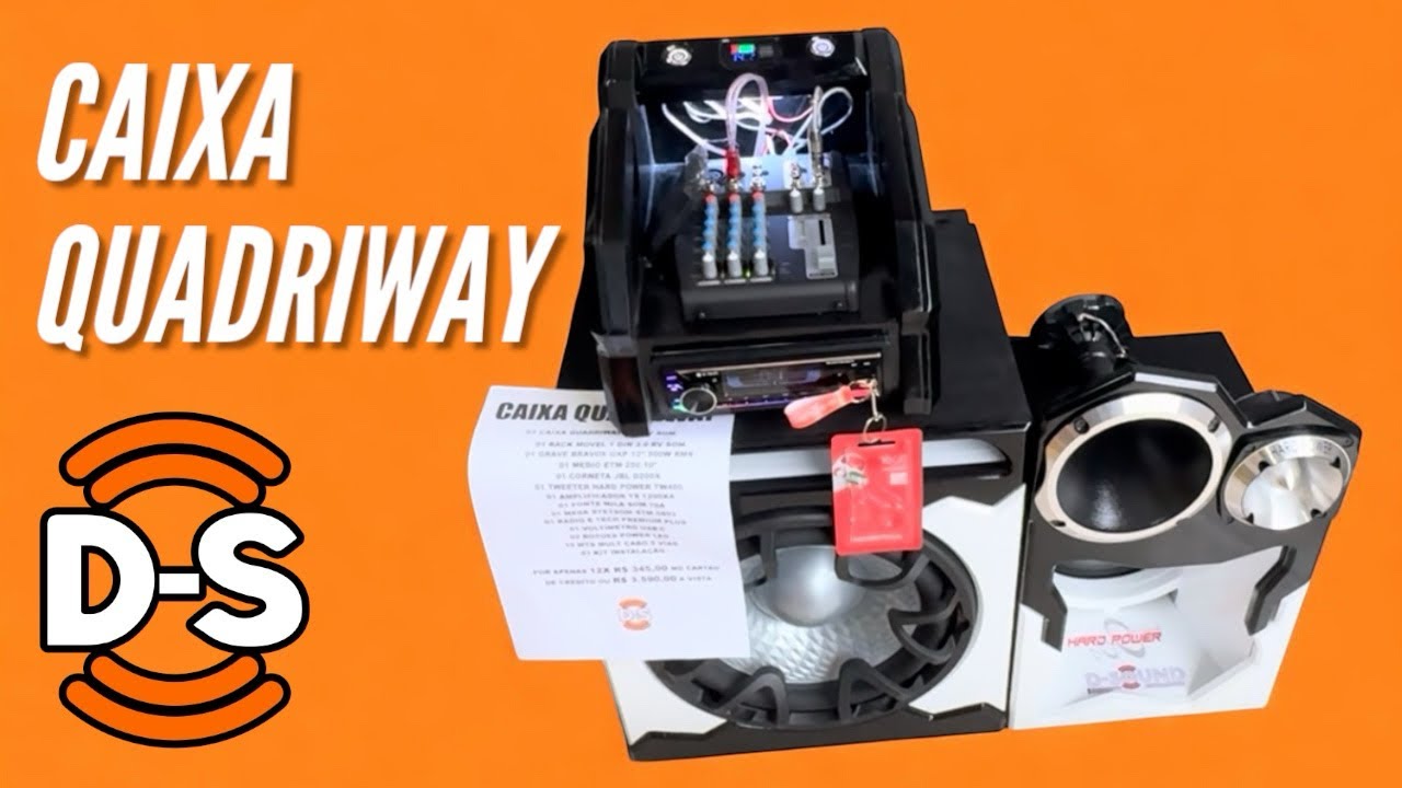 QUADRIWAY: A CAIXA DE SOM AUTOMOTIVO QUE VAI MUDAR SEU ROLÊ!