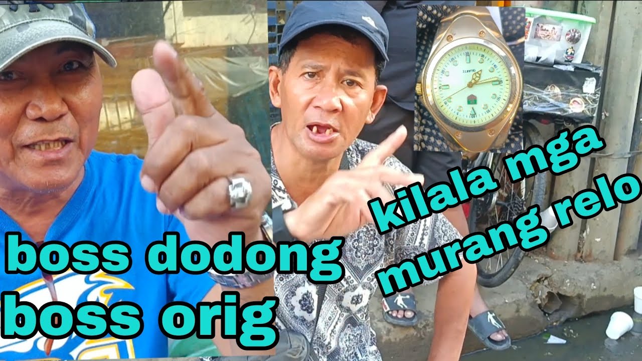 boss dodong boss orig kilala mga murang relo dito sa buraotan carmen planas#tonyvlogs