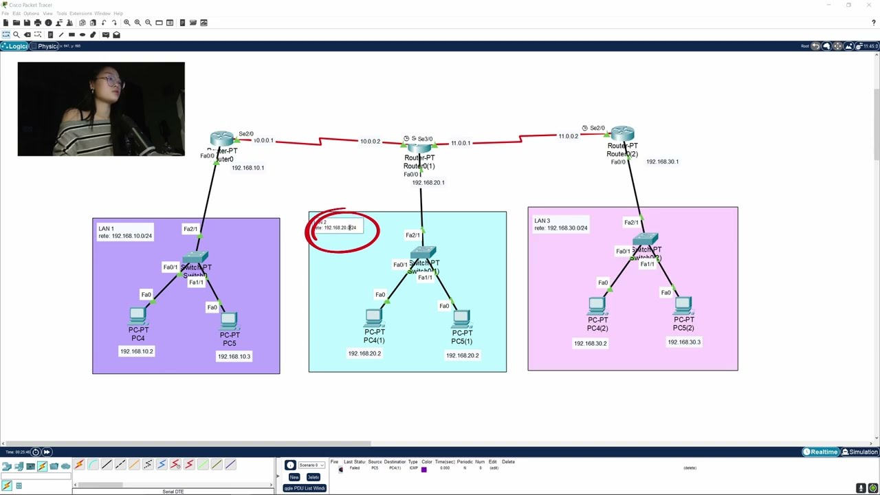 043 - Routing statico con Cisco Packet Tracer