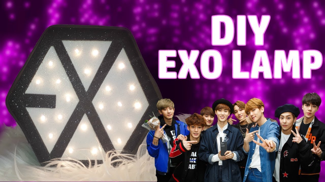 Diy: EXO giant lamp | room  decor