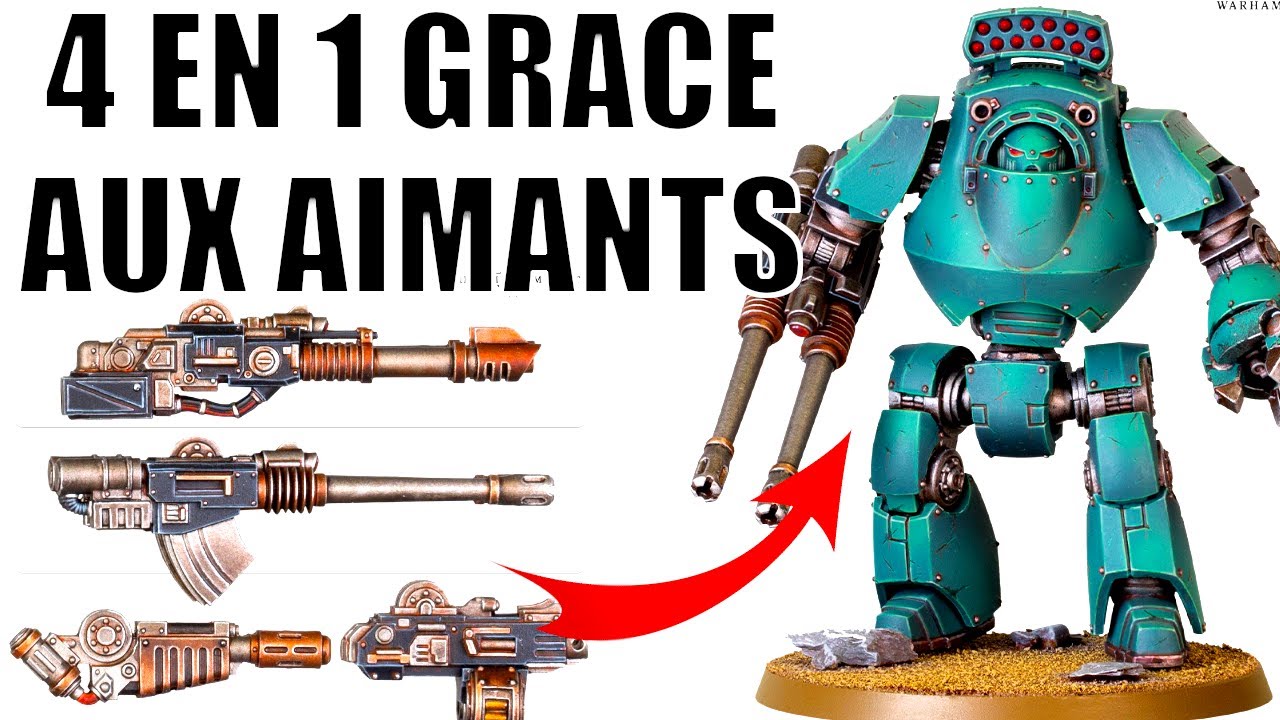 COMMENT AIMANTER VOS FIGURINE ? AIMANTER LE CONTEMPTOR HORUS HERESY