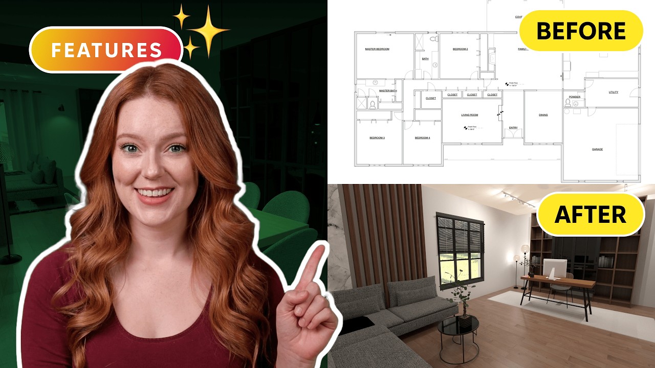 3 простых шага к потрясающему дизайну интерьера | Инструменты ИИ | Planner 5D
