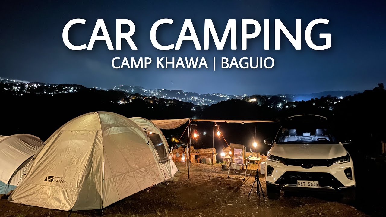 FOGGY & RAINY CAMPING in BAGUIO | CAMP KHAWA