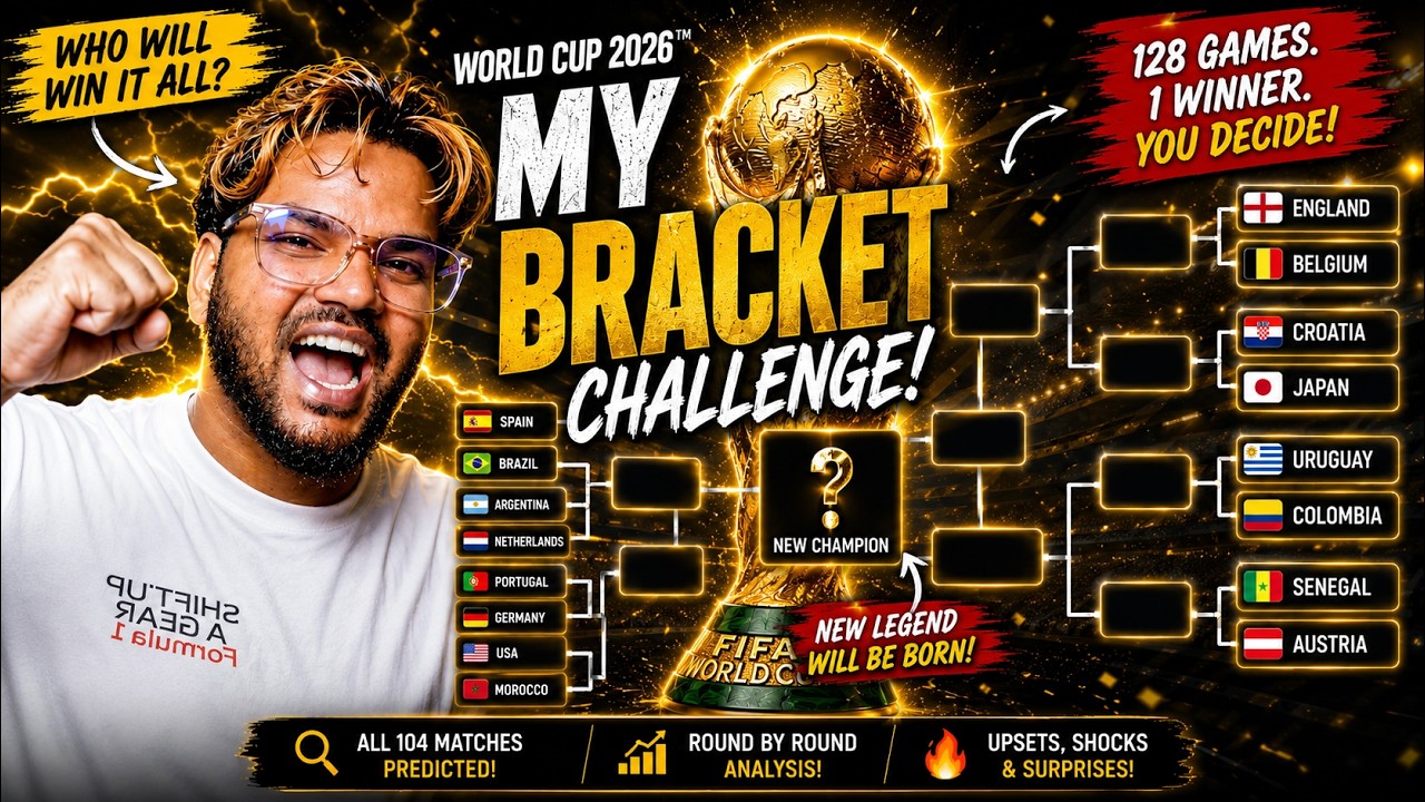 World Cup 2026 Bracket Challenge ⚽️ REAL ONE