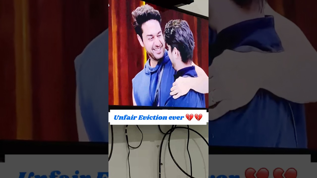 Unfair eviction I have ever seen💔#biggboss #mridul #unfair #shortvideo #ytshorts #youtubeshorts