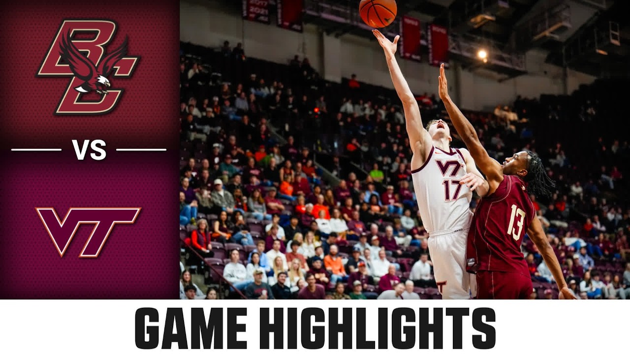 Boston College vs. Virginia Tech Game Highlights | 2025-26 ACC Men's Basketball