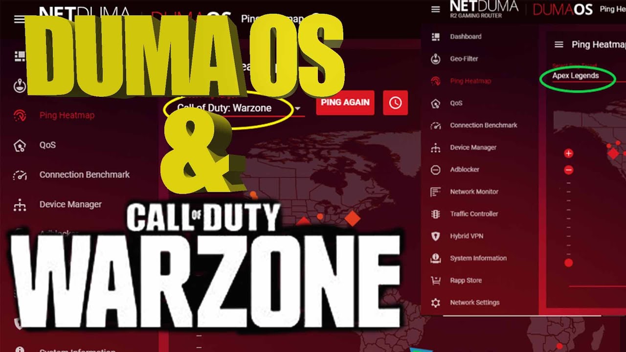 CALL OF DUTY WARZONE AND USING NETDUMA 3.0 ROUTER
