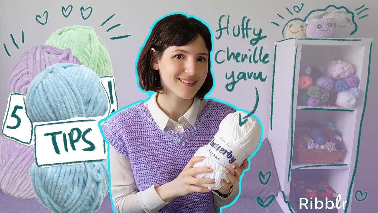 5 Tips for working with Chunky Chenille Yarn