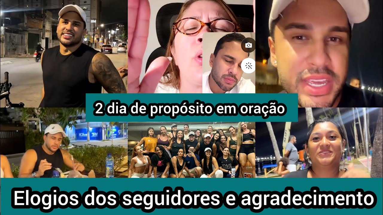 Lucas Guimarães continua firme no seu próprio de oração e depois da dança volta andando de bike 
