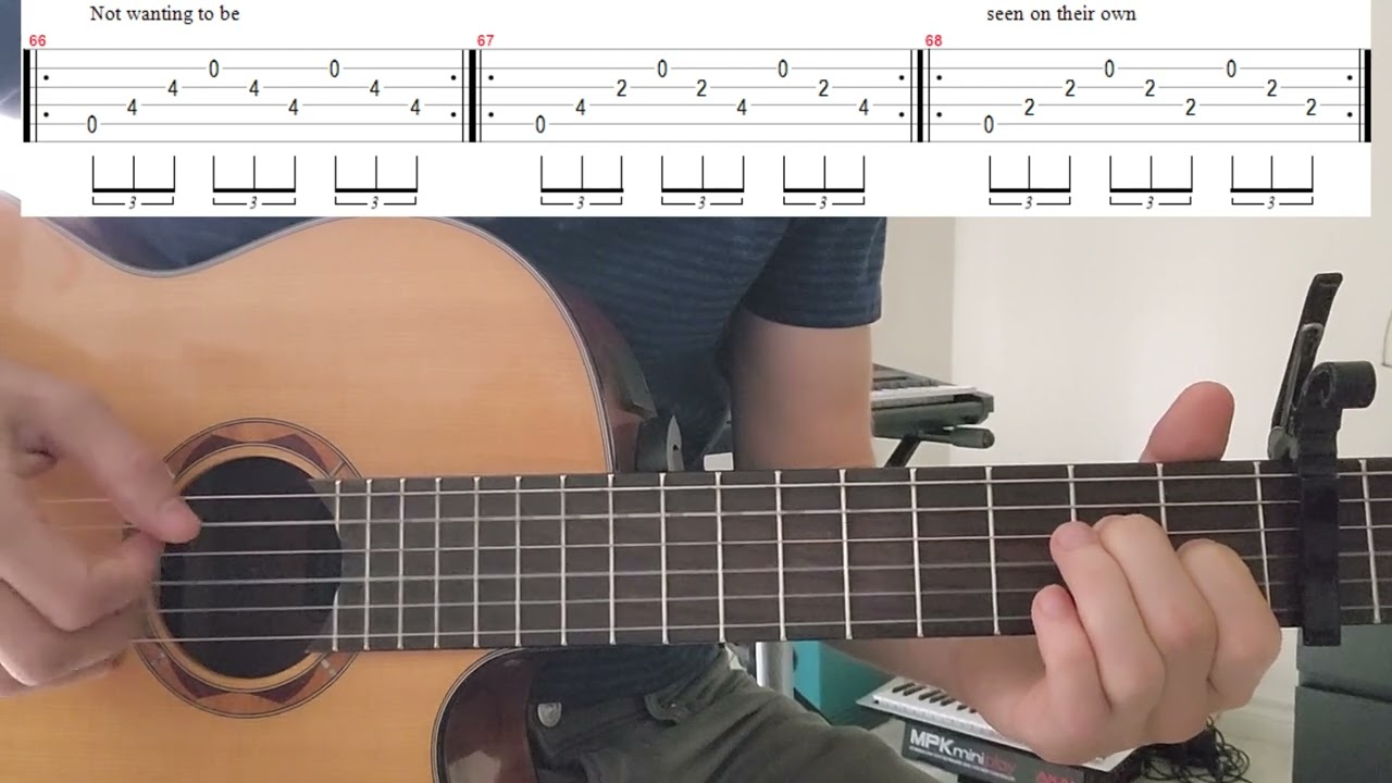 How to play Three Hours by Nick Drake (Part 2)