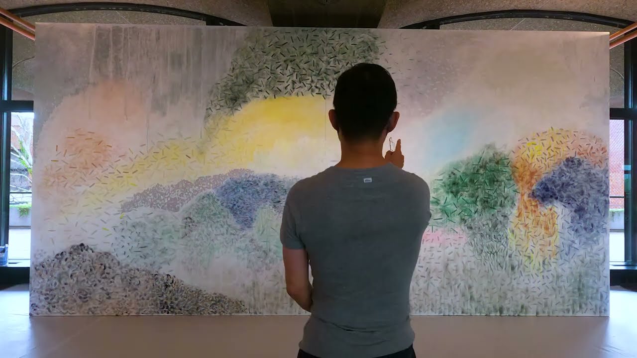 Unreachable landscape drawing process