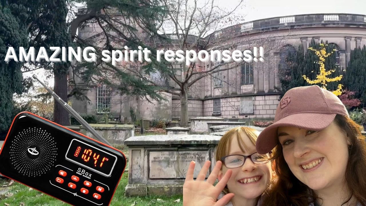 INCREDIBLE SPIRIT BOX SESSION! WE SEARCH FOR GHOSTS IN A 200 YEAR-OLD CHURCHYARD IN SHREWSBURY, UK