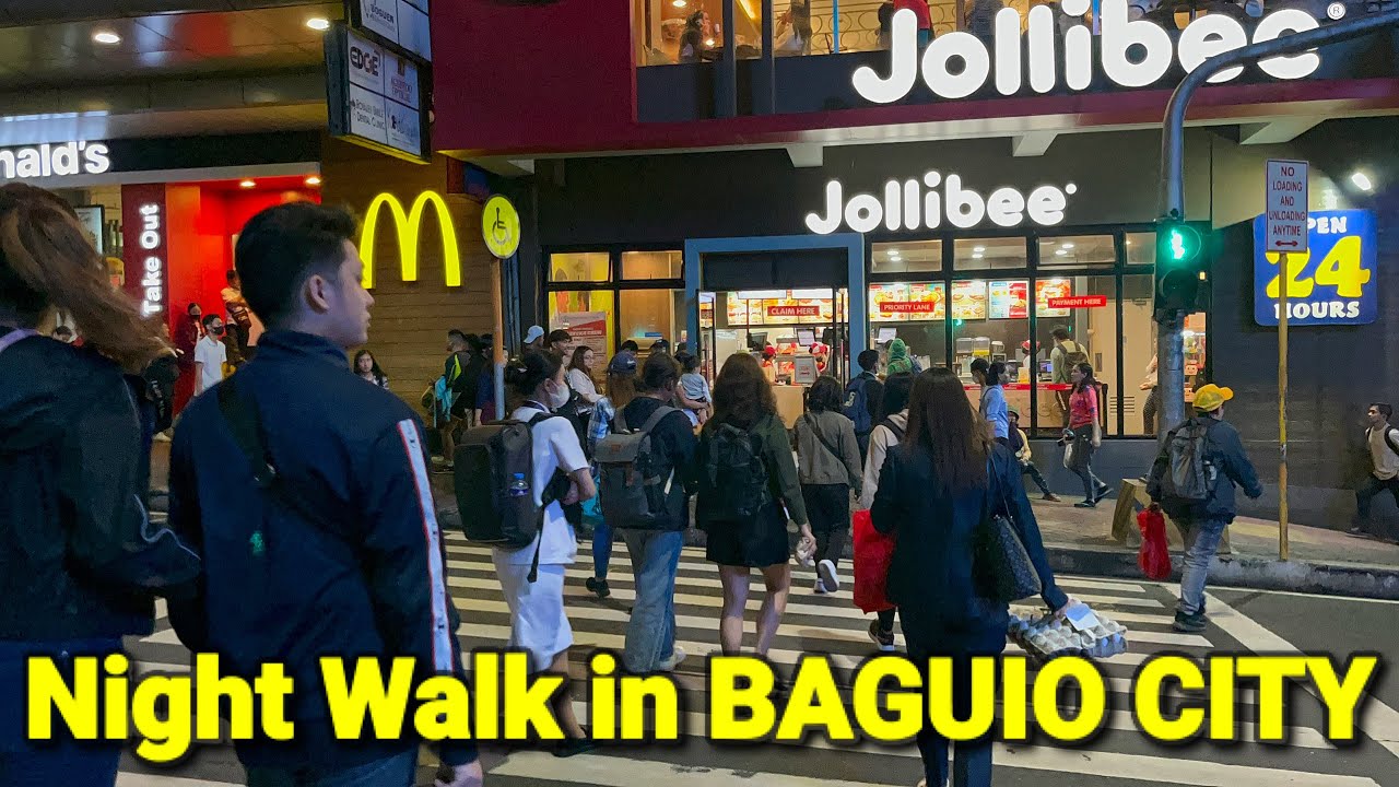 Walking in BAGUIO CITY at NIGHT | Baguio Philippines - Session Road & Magsaysay Avenue