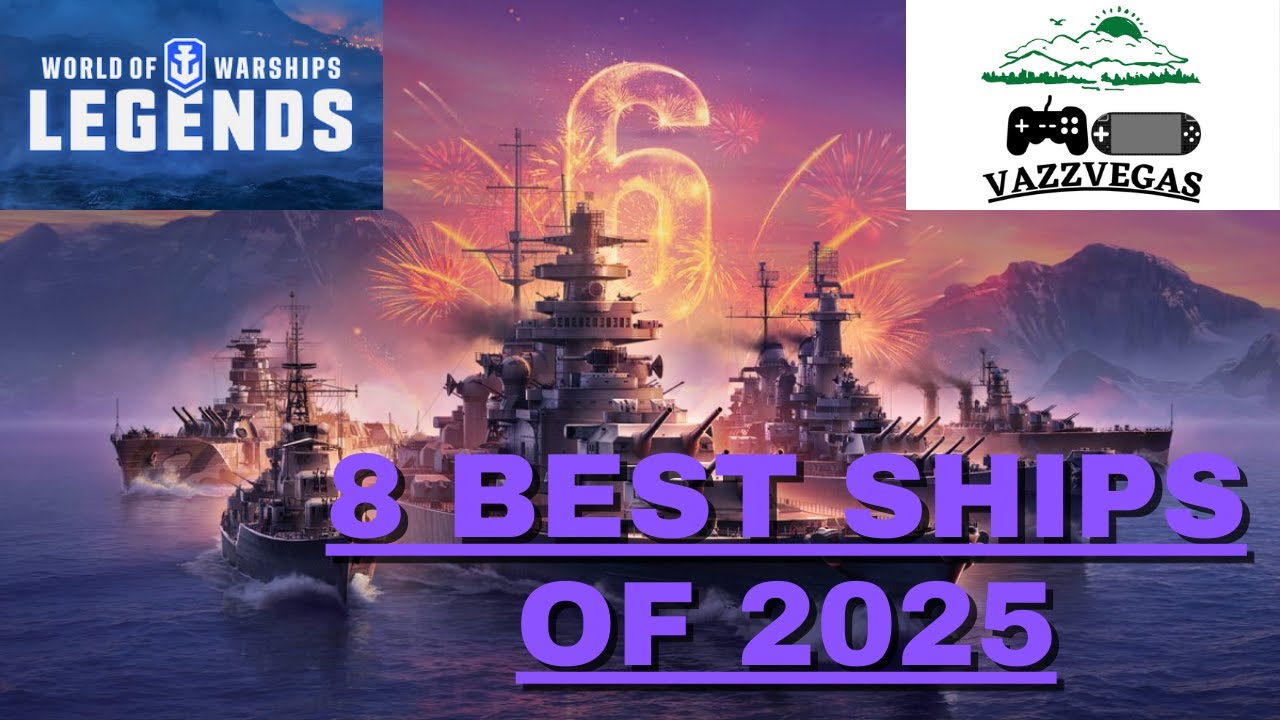 8 лучших кораблей 2025 года | World of Warships: Legends PS5 XBOX Series S/X