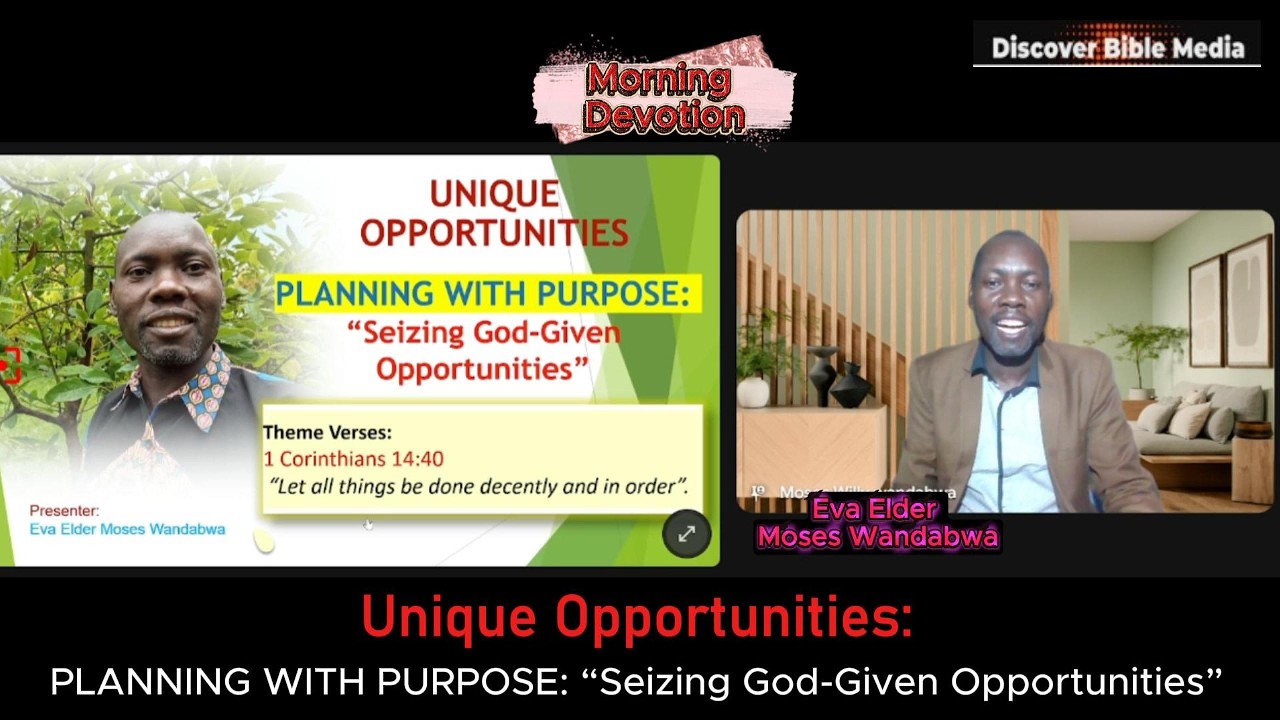 Unique Opportunities | PLANNING WITH PURPOSE | Eva Elder Moses Wandabwa