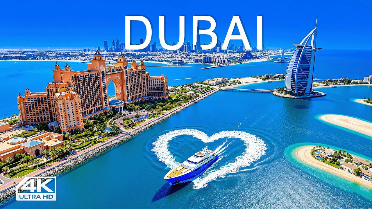 [4K] Dubai 🇦🇪 Billionaire Skyline | Burj Khalifa, Palm Jumeirah & Arabian Coast