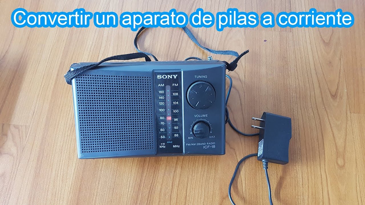 Cómo convertir un aparato de pilas a corriente, con un cargador de celular | pilas por corriente