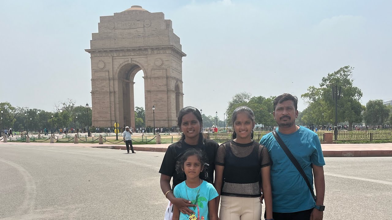 இன்னைக்கு இந்தியா கேட் 🔥பாராளுமன்றம், காந்தி தாத்தா சமாதி and other's❤️new delhi day-2🥳#durgagandhi