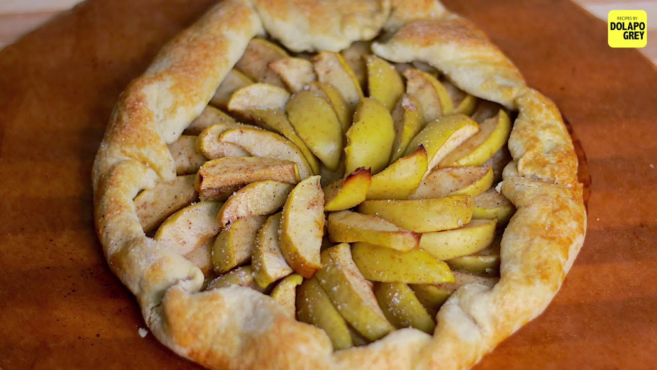 RUSTIC APPLE PIE - FREE-FORM APPLE PIE - APPLE GALETTE