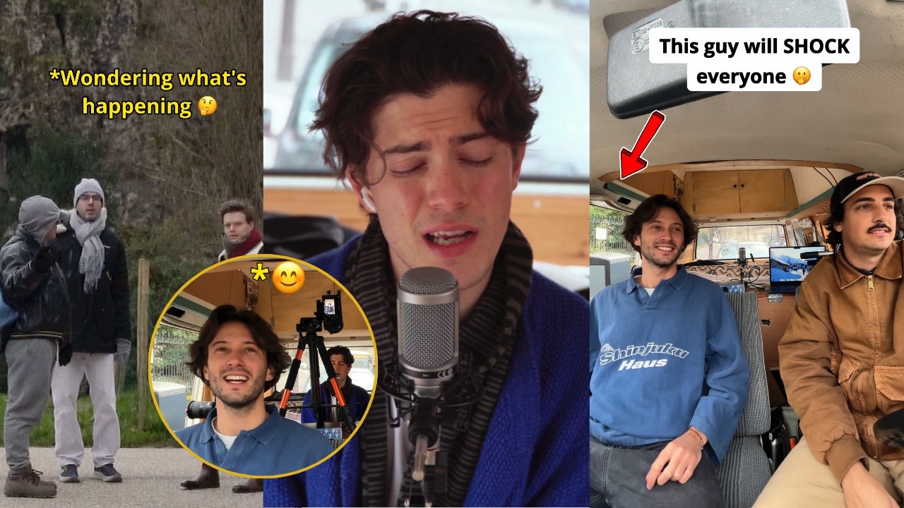 This guy shocked everyone by singing Another Love in this van 🫢😍