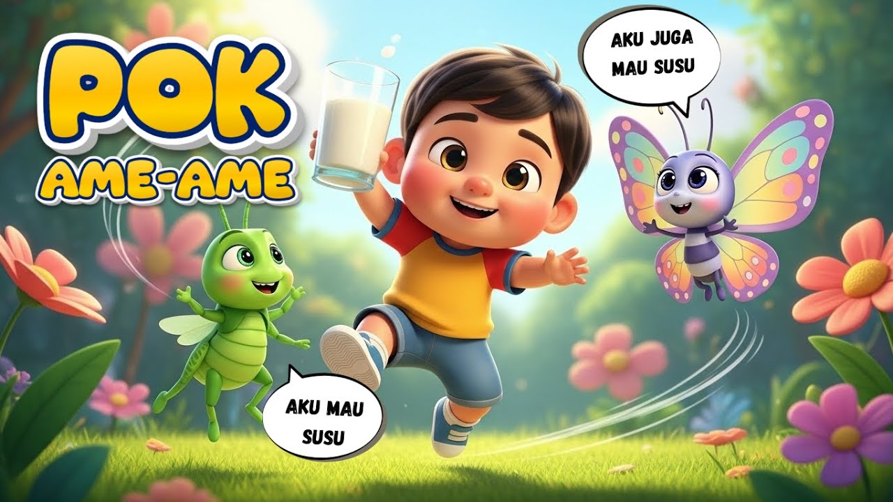 Pok Ame-Ame Cilukba 👶🍼 | Lagu Animasi Petualangan Lucu | Lagu Anak Populer Lucu