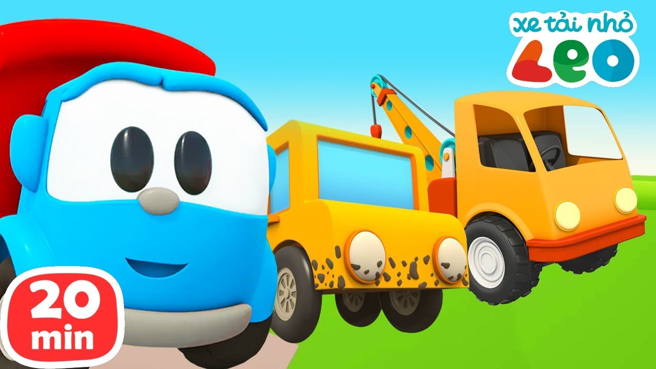 Hoạt hình xe hơi trực tuyến dành cho trẻ em - Xe tải nhỏ Leo & các loại xe cho trẻ em @CartoonsForKidsViet