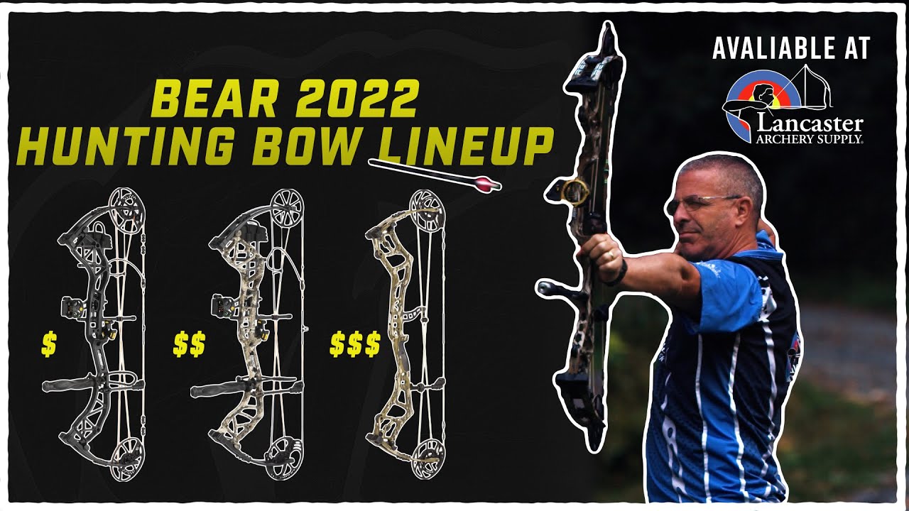 NEW 2022 Bear Compound Hunting Bows (Refine EKO, Resurgence, Species)