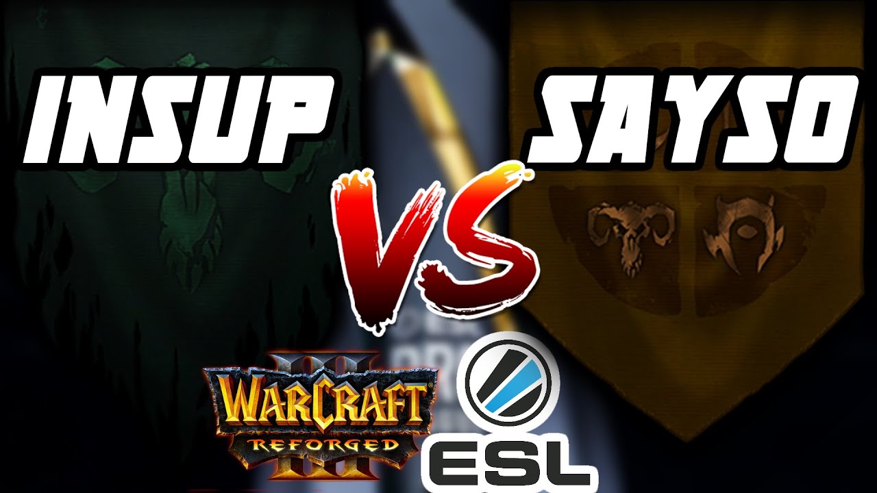 WARCRAFT 3 REFORGED: iNSUPERABLE (Mortos-Vivos) vs. SaysO (Aleatório) | ESL Open Cup NA #82 J3