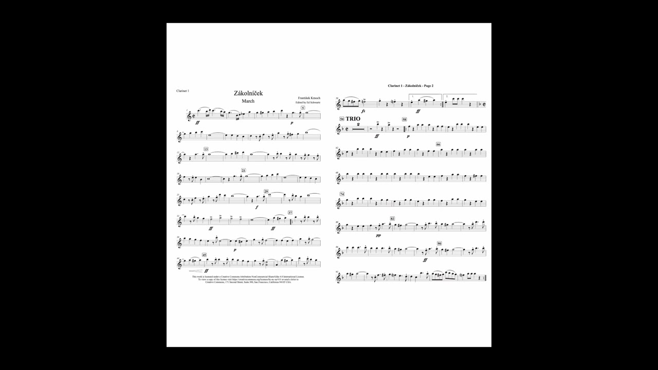 Zakolnicek - Frantisek Kmoch (Marcia militare)