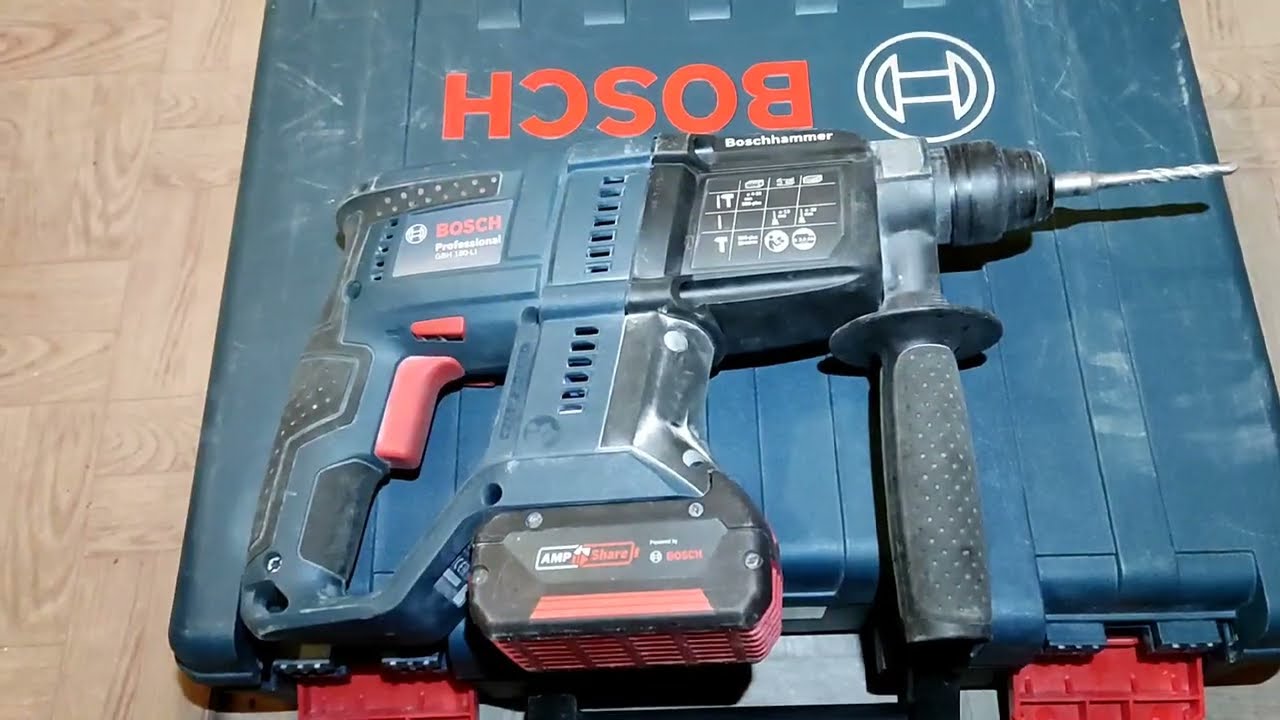 Аккумуляторный перфоратор BOSCH GBH 180-Li. Обзор