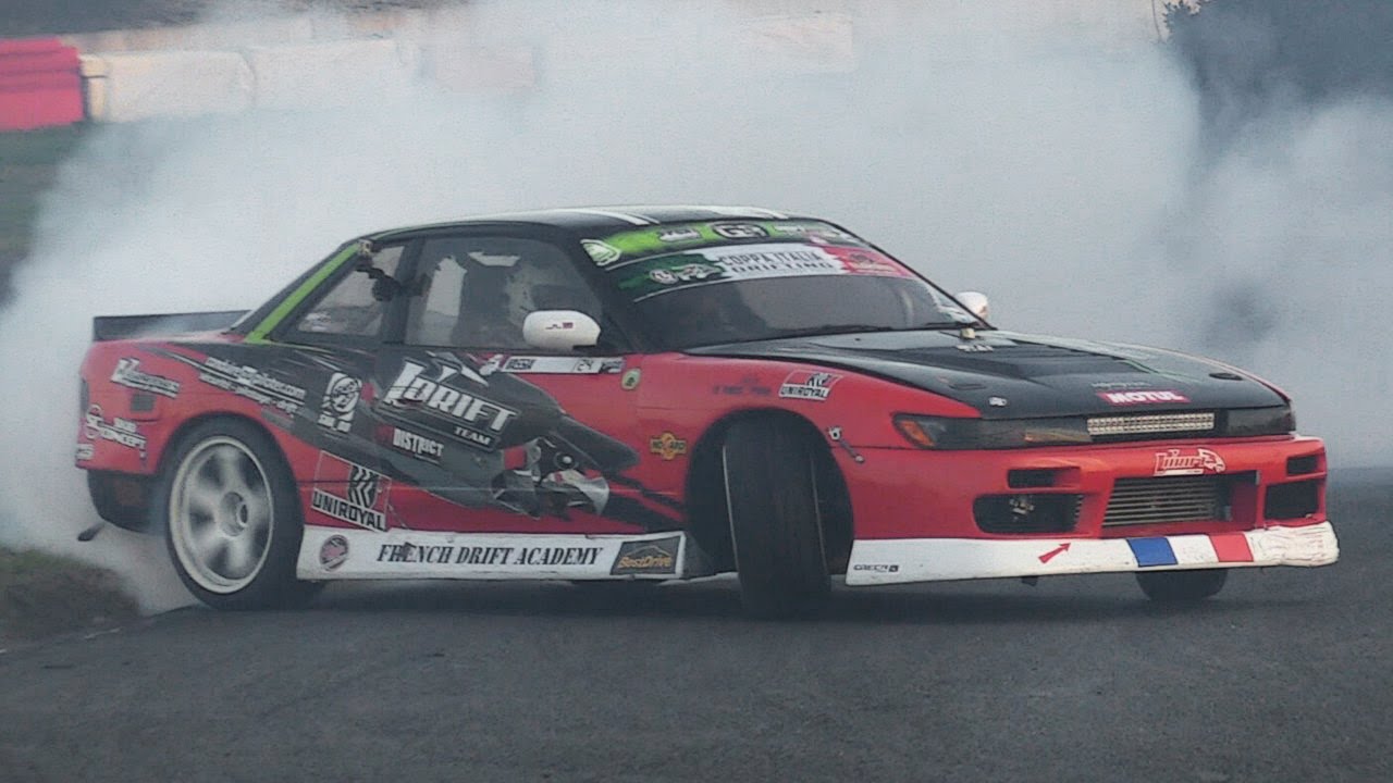 550hp Nissan 200SX PS13 with RB25DET Engine - Drifting & Sounds