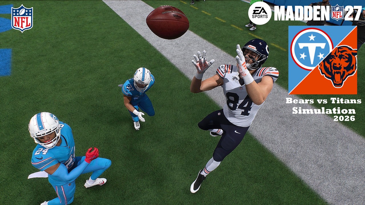 Madden 27: Chicago Bears против Tennessee Titans &mdash; симуляция (обновленные составы), игровой проце...
