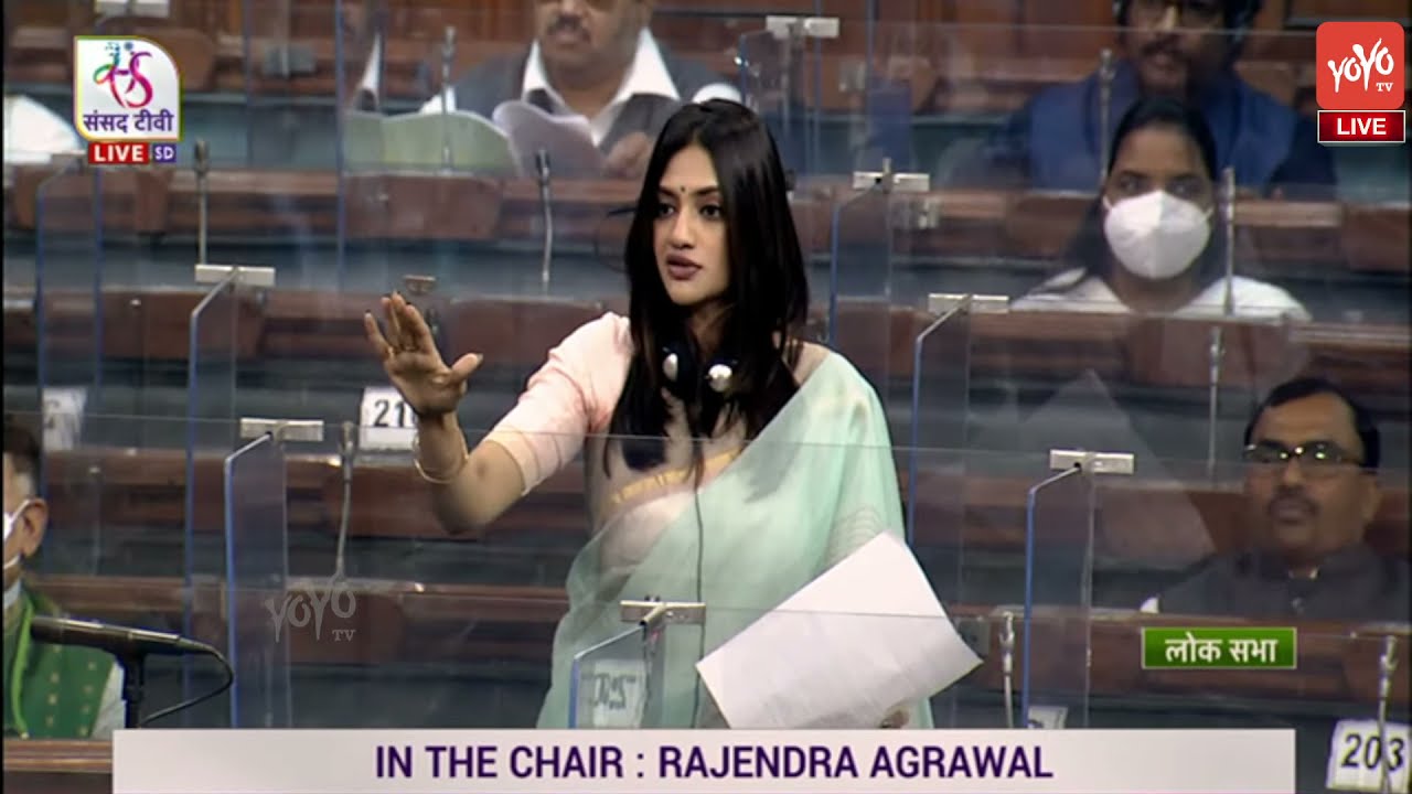 AITC Nusrat Jahan Ruhi Extraordinary Speech in Parliament Winter Session 2021 | Day 5